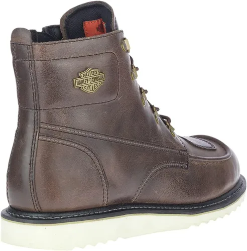 Vista 10 de Harley-Davidson Botas Hagerman de motociclista marrón de 5 pulgadas para hombre