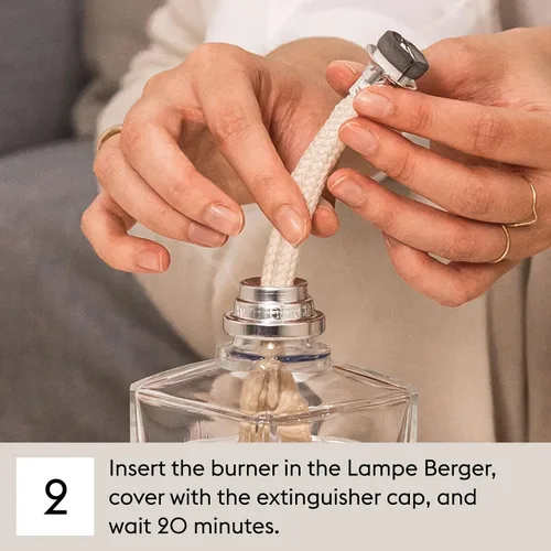 Vista 4 de MAISON BERGER Lampe Berger Recambio, 16.9 fl oz, Amber's Sun Catalytic Lamp Fragrance Refill, Helps Neutralize Odors, ~80 h Fragrance Diffusion