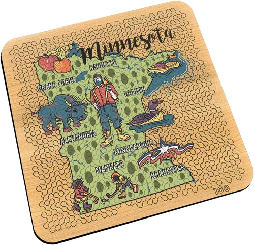 Vista 32 de Torched Mind Bending - Rompecabezas impreso en color con mapa del orgullo estatal (Texas) Rompecabezas duro para adultos 100 piezas Formas