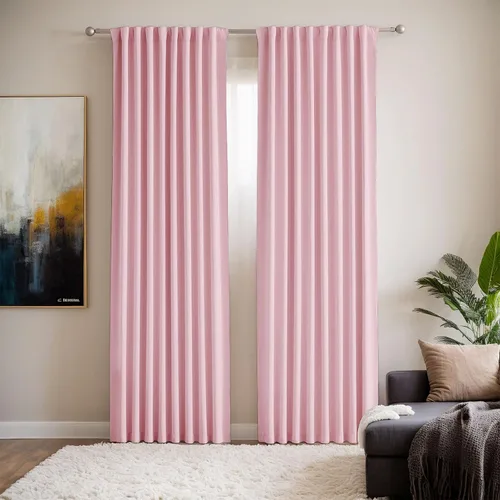 Vista 31 de Cortinas opacas de terciopelo beige para dormitorio de 52 x 72 pulgadas de largo, juego de 2 paneles - Cortinas con bloqueo de luz UV y reducción