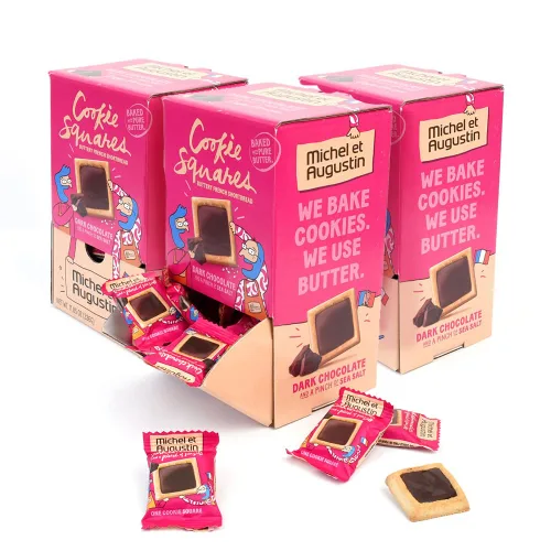 Vista 11 de Michel et Augustin Galletas, Aperitivos Envueltos Individualmente, Caja de Regalo Changemaker, Shortbread de Chocolate con Leche y Caramelo