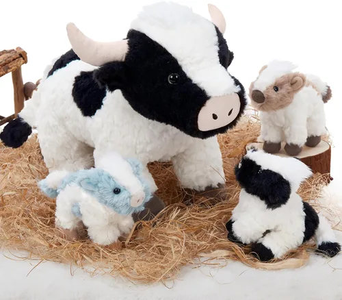 Vista 36 de BENINY - Juego de 4 piezas de peluche de águila calva, 18 pulgadas, mamá águila con 3 bebés