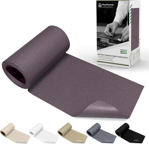 Vista 38 de KING MOUNTAIN Parche de lona para planchar, 3 x 60 pulgadas, parche de reparación de tela 100% algodón impermeable, utilizado para varios sofás