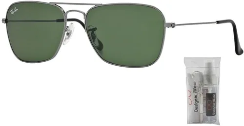 Vista 2 de Ray-Ban RB3136 CARAVAN Sunglasses For Men For Women + BUNDLE with Designer iWear Complimentary Eyewear Care Kit
