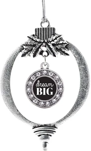 Vista 433 de Inspired Silver - Adorno de cromosoma 21 con dije de círculo de plata con joyas de circonita cúbica