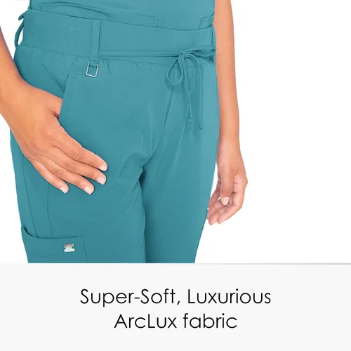 Vista 4 de Pantalón Olivia estilo Grey's Anatomy para mujer - Pantalones médicos súper suaves