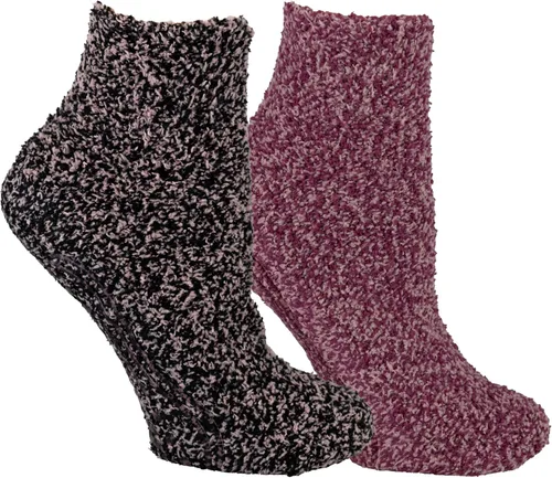 Vista 15 de Dr. Scholl's Calcetines de invierno Fairisle para mujer, surtido negro, 4-10, paquete de 3