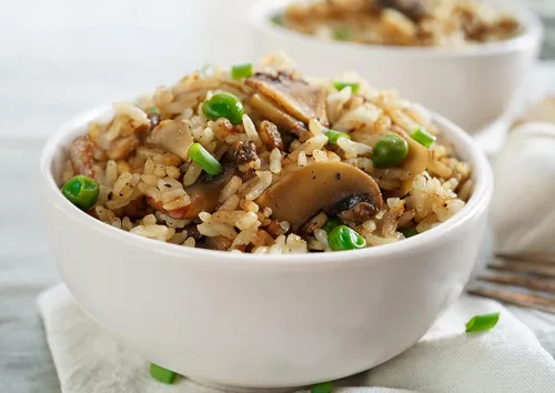 Vista 6 de Arroz integral de jazmín, 1 libra, arroz tailandés de grano entero y de grano largo, vegano, kosher, a granel. Más alto en fibra que el arroz jazmín