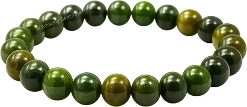 Vista 617 de Amazing Gemstone Crystal Bracelet for Women Men's Gifts - Protection Healing Crystal Bracelet - 8mm Gemstone Beaded Stretchable Bracelet Pulseras