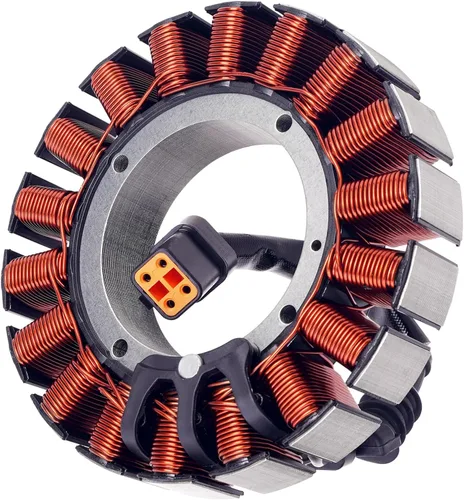 Vista 5 de AHL Bobina de estator 30017-07 compatible con Harley Davidson Dyna, Softail, FLSTF, FLSTC, FXST Modelos 2007