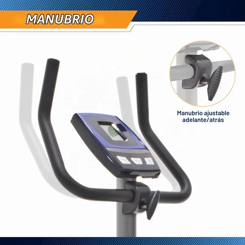 Vista 4 de Marcy Bicicleta de Ejercicio Estacionaria para Interiores con 8 Niveles de Resistencia Magnética