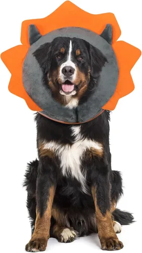 Vista 8 de IEUUMLER Collar inflable de recuperación para perro, collar electrónico protector para el cuello, collar suave ajustable para perros y gatos después