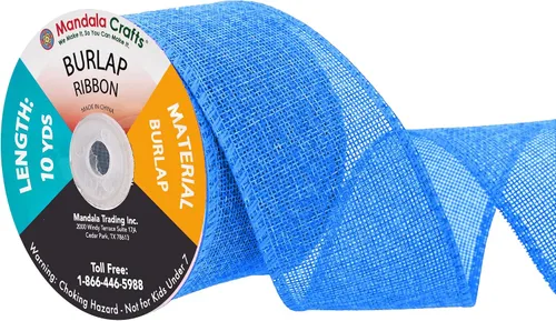 Vista 49 de Mandala Crafts Cinta de arpillera negra de 1.5 pulgadas de ancho para manualidades, rollo de 20 yardas de cinta rústica de arpillera para coronas