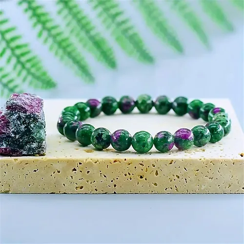Vista 20 de Pulseras de triple protección con piedra de ojo de tigre de obsidiana negra con hematita para hombres y mujeres, pulsera de piedra curativa