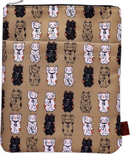Vista 26 de Funda de libro para los amantes de los libros, protector de libros, fundas de libro para libros de tapa blanda, tela lavable, fundas de libro