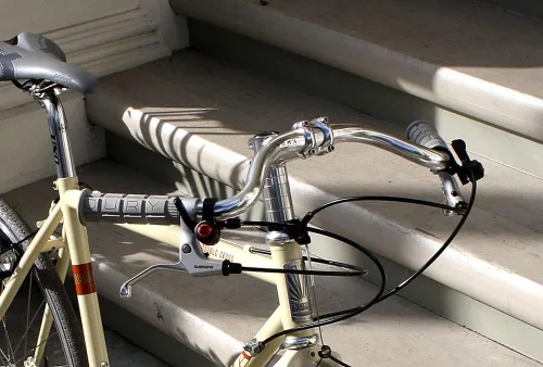 Vista 5 de Soma Fabrications Sparrow Bar - Manillar para bicicleta urbana - Manillar de bicicleta casual - Piezas de bicicleta (acabado plateado)