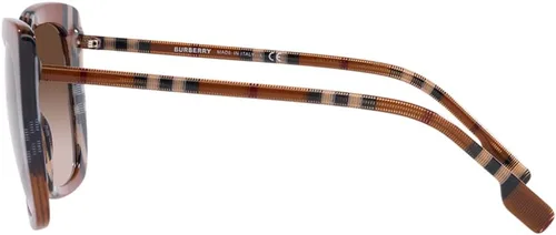 Vista 4 de BURBERRY Gafas de sol BE 4323 400513 Caroll Check Marrón Gradient Br, café a cuadros