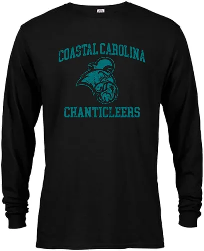 Vista 29 de Sport Your Gear Camiseta de manga larga con licencia oficial, estilo retro y envejecido para fanáticos universitarios