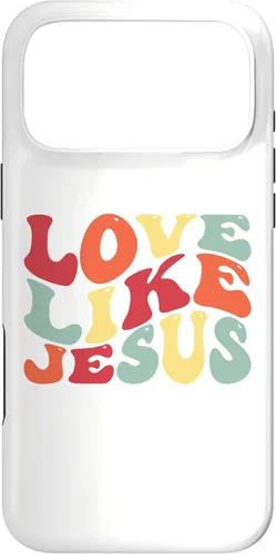 Vista 22 de Funda bíblica cristiana para iPhone 12 Pro Max Love Like Jesus