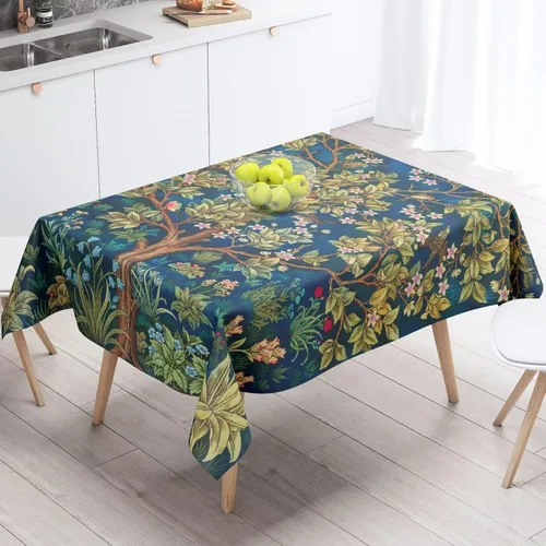 Vista 66 de Mantel azteca suroeste, diseño étnico tribal geométrico, estilo vintage, bohemio, elegante, lavable, para comedor, cocina, granja, fiesta