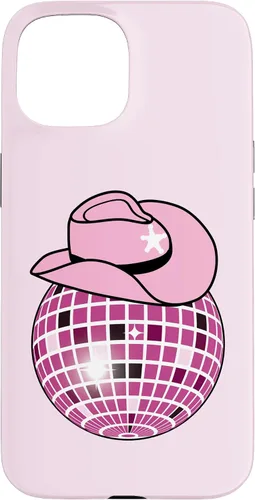 Vista 6 de Cowboy Hat Disco Ball Pink Cowgirl Case for iPhone 17