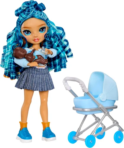 Vista 3 de Rainbow High Jr. High Bestie Babysitters - Skyler Bradshaw, muñeca de moda de 9 pulgadas