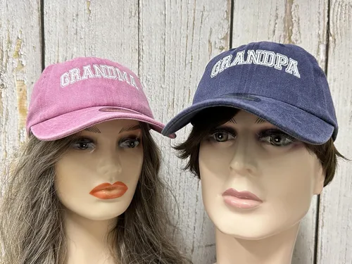 Vista 26 de Sombreros bordados para tío tía, abuelo, abuela, mamá, mini