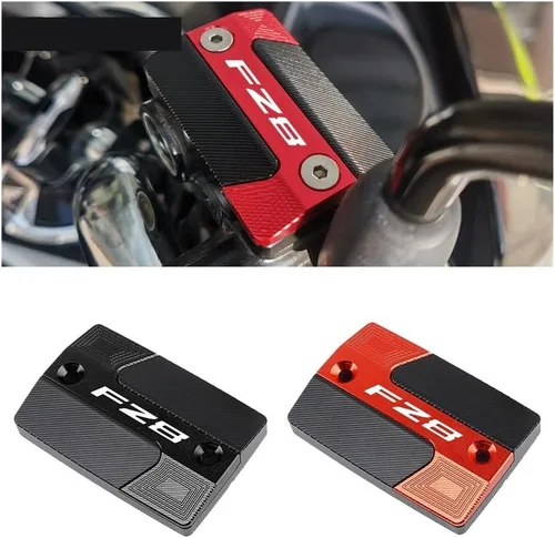 Vista 2 de Fluid Reservoir Cap 2025 for FAZER FZ8 FZ 8 FZ-8 Motorcycle Accessories CNC Front Brake Cylinder Cap Fluid Reservoir Cover