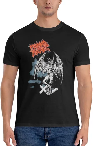 Vista 3 de PEYDEN Morbid Angel T Shirt Men Summer Fashion Breathable Cotton Round Neckline Shirt Sports Fitness Short Sleeve Tees