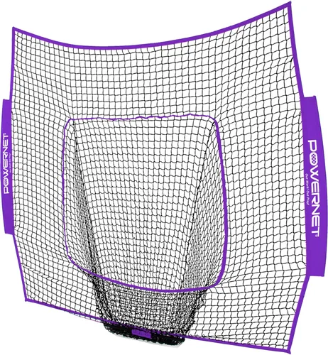 Vista 23 de PowerNet 7x7 FT Baseball & Softball Net Replacement Parts, Replace 7x7 FT Frame, Net Only or Carry Bag, Metal Frame and Fiberglass Poles, Durable