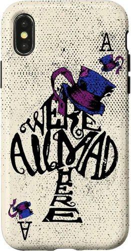 Vista 5 de iPhone 16 We're All Mad Here - Funda de Alicia en el País de las Maravillas