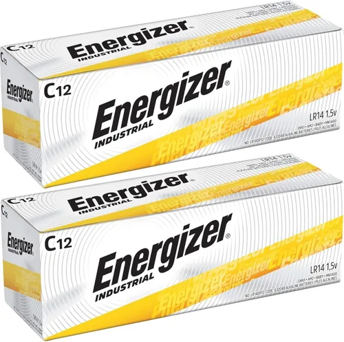 Vista 3 de Energizer EN93 Industrial C 12 pilas alcalinas, paquete de 12
