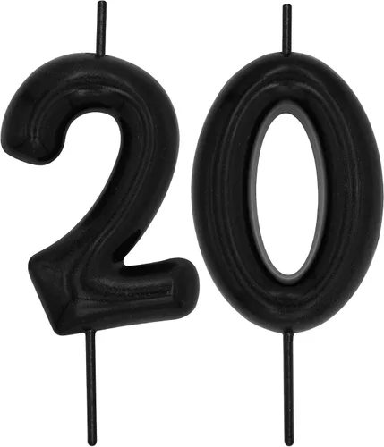 Vista 101 de DERVENTA Vela con números de 2.36 pulgadas, decoración perfecta para cumpleaños, brunch, postre, pastel, 1 pieza (número 0 rosa)