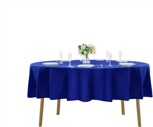 Vista 15 de Mantel rectangular de tela de poliéster lavable de 60 x 120 pulgadas, para decoración de bodas, fiestas, comedores, banquetes