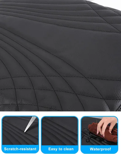 Vista 9 de Funda de consola central para Ford F150 2015-2024, F250 F350 F450 2017-2024 con asiento de salto 40/20/40, funda de consola, funda de asiento