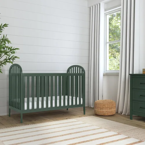 Vista 4 de daVinci Beau - Cuna convertible 3 en 1 para bebé que se convierte en cama para niños pequeños, cama de día - Duradera y fácil de ensamblar