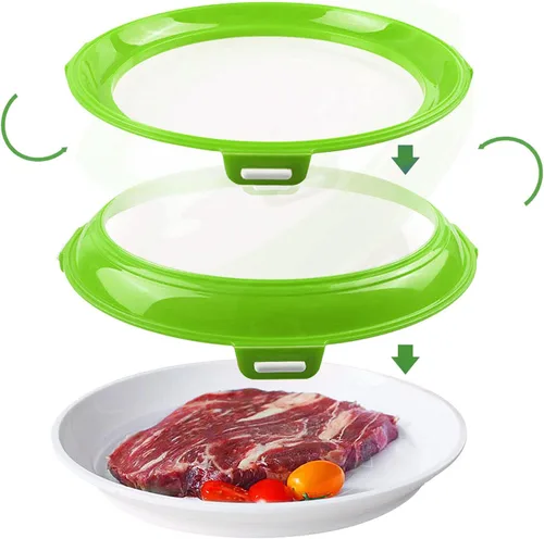 Vista 5 de Bandeja de conservación de alimentos, plástico TPU de grado alimenticio, bandejas reutilizables para almacenamiento de alimentos, bandejas apilables