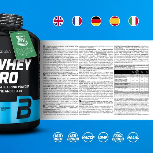 Vista 5 de Biotech USA Iso Whey Zero 5.0 lbs Banana de Biotech USA