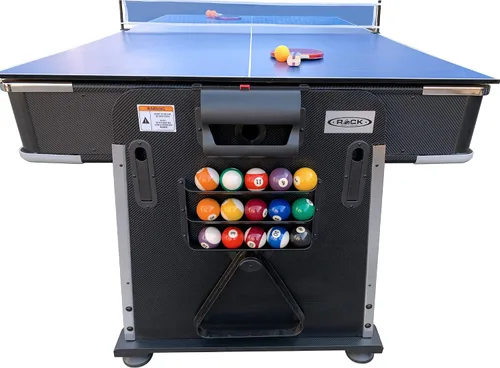 Vista 8 de RACK Triad - Mesa giratoria 3 en 1 de 7 pies para billar y pool