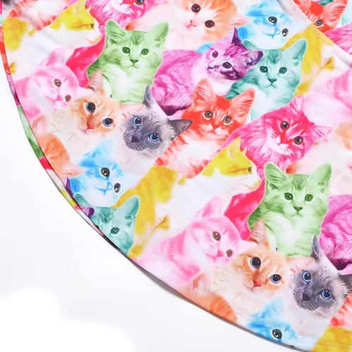 Vista 4 de Jxstar - Vestidos de manga larga para niñas con unicornio, ropa de algodón de 3 a 13 años