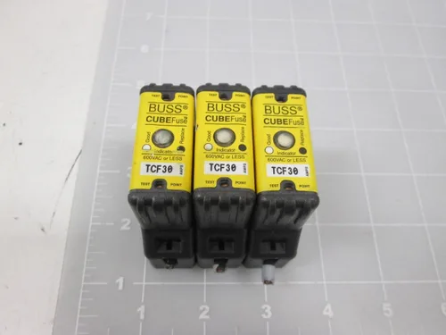Vista 2 de Autobús, Cubo Fusible TCF30 Dual-Elemento de Tiempo de Retardo de Corriente Limitadora Fusible T58286