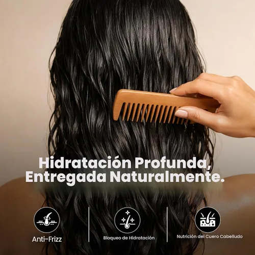 Vista 2 de Elixir by Cocó March Acondicionador para el crecimiento del cabello para mujeres, a base de plantas, sin parabenos, sin productos químicos