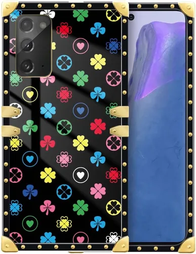 Vista 111 de Funda compatible con Samsung Galaxy S10 4G, TPU suave de lujo y parte trasera de policarbonato duro para niñas y mujeres, funda protectora a prueba