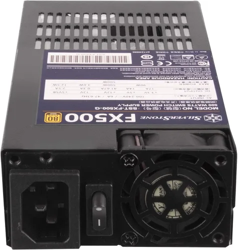 Vista 7 de Silverstone Technology FX500-G, fuente de alimentación Flex ATX de 500W 80 Plus Gold, SST-FX500-G
