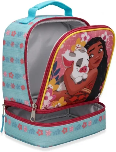Vista 9 de Fast Forward Cars Lightning McQueen Bolsa de almuerzo aislada para niños Rojo(Cars Red)