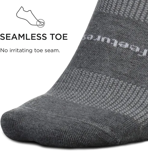 Vista 3 de Feetures Cojín de alto rendimiento con pestañas invisibles - Calcetines para correr para hombres y mujeres - Calcetines atléticos al tobillo