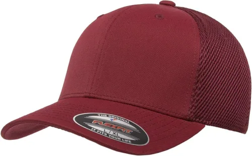 Vista 58 de Flexfit - Gorra ajustable de malla elástica en dos tonos Negro