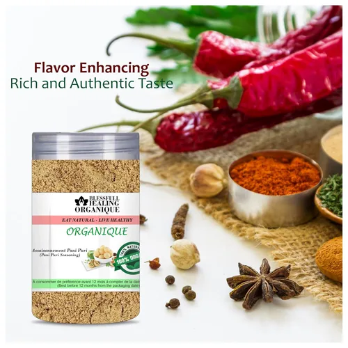 Vista 3 de Blessfull Healing Pani Puri Masala Orgánico 3.53 oz