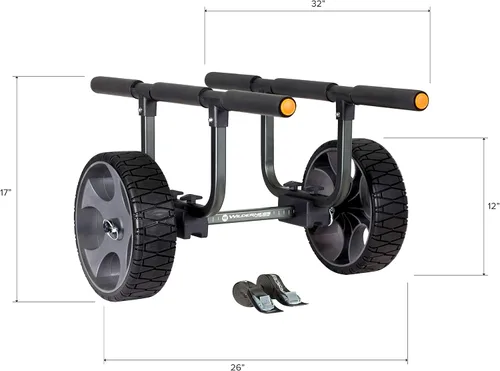 Vista 7 de Wilderness Systems Heavy Duty Kayak Cart - for Kayaks and Canoes