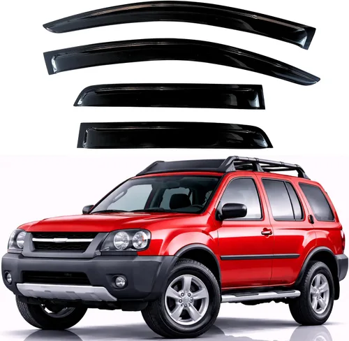 Vista 155 de KPY Protector de lluvia compatible con Ford Bronco 1980-1996, Ford F150 F250 F350, deflectores de ventilación lateral para visera de ventana
